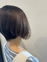 シャンプー+前下がりグラデーションカット+ナチュラル3Dカラー