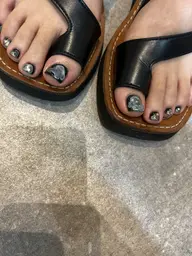 【初回オフ無料🌻こだわりケア付き🌈】フット🦶シンプルデザインコース