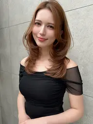 似合わせカット✨️＋ブリーチなしダブルカラー🩵ྀི＋髪質改善tr🫧