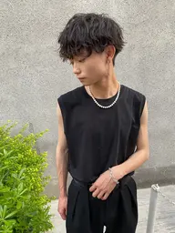 【🇰🇷2026年トレンド緩め好き大必見🇰🇷】メンズ大人気メニュー🔥骨格矯正カット＋今大流行のシャドウパーマ🌀
