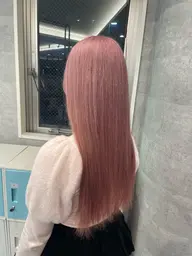 ダブルカラー(ブリーチ込み)】(ブリーチ1回➕カラー➕ケア剤4種全て➕トリートメント