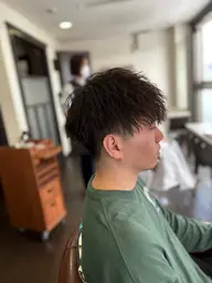 カット(シャンプー込み)+眉カット+特殊パーマ+補修トリートメント