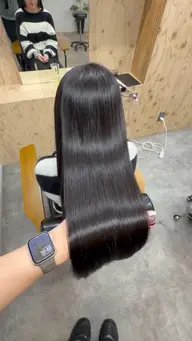 🌟4月限定50%off🌟前髪カット+縮毛矯正+髪質改善3stepトリートメント