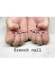 【オフなし】ジェルネイル フレンチ