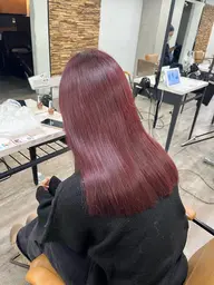 カラー2回で透明感up💜ブリーチなしダブルカラー