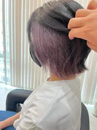 【流行カラー】ケアブリーチ◇インナーカラー+オッジオット