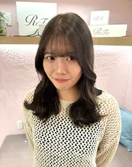 期間限定価格🌟{全体カラー}ダメージレス艶カラー🌻お仕上げは可愛くスタイリングさせていただきます🎀