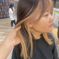 🎀インナーカラー🎀カット+インナーブリーチ+カラー(全体カラー込み）+トリートメント