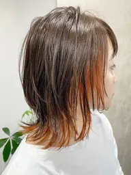 ✨カット+垢抜けインナーカラー+オージュアトリートメント4step✨ロング込🫧派手すぎずオシャレを楽しめます🫧