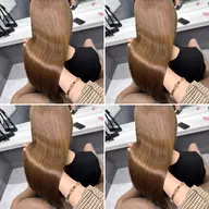 《当日限定》カラー➕2stepトリートメント【超音波アイロン・髪質改善・当日割引・艶カラー・艶髪・ブラウン】