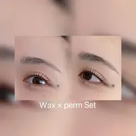 垢抜けフルチェンジ◎《まつげパーマ＆美眉Wax脱毛（眉メイク付）》