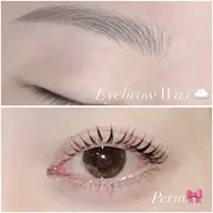 🤍まつ毛パーマ+美眉Waxセット🤍