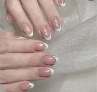 オフ無し🍐フレンチネイル