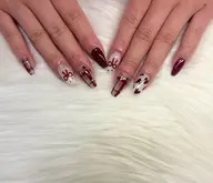 チップ10本長さ出し+デザイン