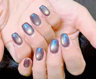 ワンホンネイル人気Top♪うるうる★ミラーマグネットワンカラー3500円　口コミ禁止❗️ オフ代別途