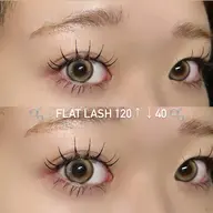 ナチュラルにしたい方🎀フラットラッシュ120本🎀