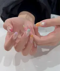 チーク、カラーグラデーション