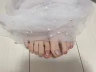 🔹ワンカラー、ラメワンカラー、フートネイル