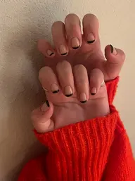 ハンドネイル：フレンチ オフ有