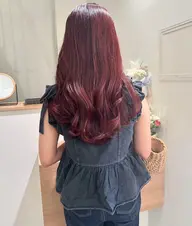 【外国人風✨】カット＋アディクシーカラー🩵＋Aujuaトリートメント