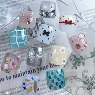 ‪‪❤︎‬フット❤︎ 親指のみアート 他ワンカラー マグネット・ミラー不可