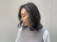 メンテナンスカット+艶フルカラー【ミディアム(35cm以内)】寒色暖色どちらも◎+TOKIO5stepトリートメント