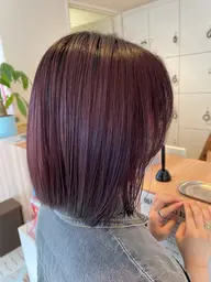 【ブリーチなしでも透明感のある仕上がりに❣️】イルミナカラー＋トリートメント  60min