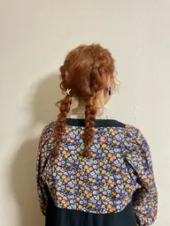 18時から★ブリーチなしでのダブルカラー暖色系カラーがお得にできます♡長さにより料金変わります詳細お読みください😊