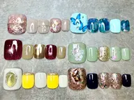 オフなし【フット】定額デザイン💅シンプル⭐️
