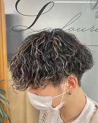 メンズカット＋メッシュ