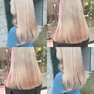 【❕黒染め・暗染めしてる方はこれ❕】2ブリーチ+ワンカラー(ホワイト系、グレーなど寒色やりたい方におすすめ！)