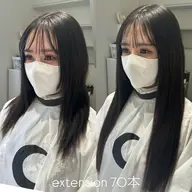 【人毛100%】艶髪シールエクステ本数相談クーポン♡1本300円〜