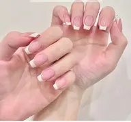 ⋆˙♡✨Hand 【カラーフレンチ】🌟フレンチの形が選ベ