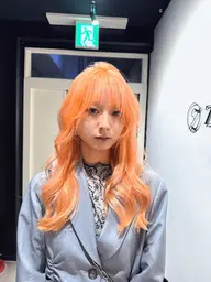 ケアブリーチ2回＋ケアカラー＋カット