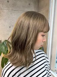 ダブルカラー【ブリーチ有り💛+ワンカラー🌱】