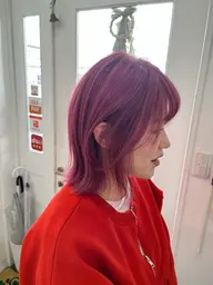 ◇ご新規様限定◇Wカラー🩷🩵（ブリーチ根元リタッチ＋カラー）＋カット＋ウル艶生トリートメント