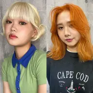 🌈【ケアトリプル🔥カラー】（2回ブリーチと1カラーのセットのメニューになります）