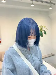 【🦄ブリーチ毛をしっかりケアしたい方🦄】ケアブリーチダブルカラー＋Aujua4stepトリートメント