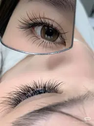 【人気No.1】LEDフラットラッシュ120本+下まつ毛30本(束感仕上げ可)