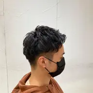 メンズカット+パーマ+シャンプー【施術時間120分】