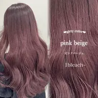 【🎀人気No.2メニュー🎀】ケアブリーチ使用Wカラー➕髪質改善トリートメント➕炭酸スパ➕コテ巻きセット🎀🤍