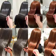 【艶髪髪質改善】似合わせカット+髪質改善縮毛矯正+うる艶TR¥20000