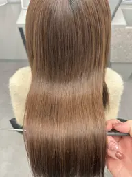 【✨🤍1日で明るさ×透明感をGET!!🤍✨】ブリーチ無しダブルカラー+似合わせカット+2step 髪質改善TR