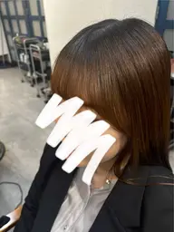 🪻顔まわり縮毛矯正＋前髪カット🪻