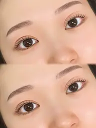 アイブロウパーマ　ワックス・冷却込み