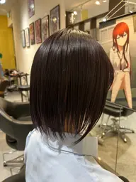 カット✂︎+ブリーチ無しカラー🟫