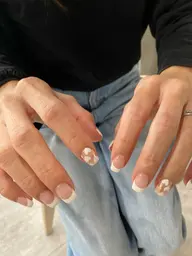 ハンドネイル フレンチ(クリアベース)