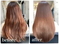髪質改善✨酸性ストレート+髪質改善トリートメント