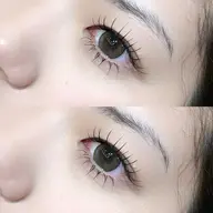 フラットラッシュ100~120本＋下まつげエクステ40本♡束感コーティング付き