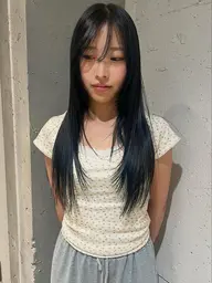 💛ダブルカラー (ブリーチなし) + 水トリートメント